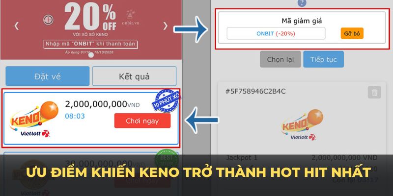 Những ưu điểm khiến Keno trở thành phương tiện giải trí hot hit nhất